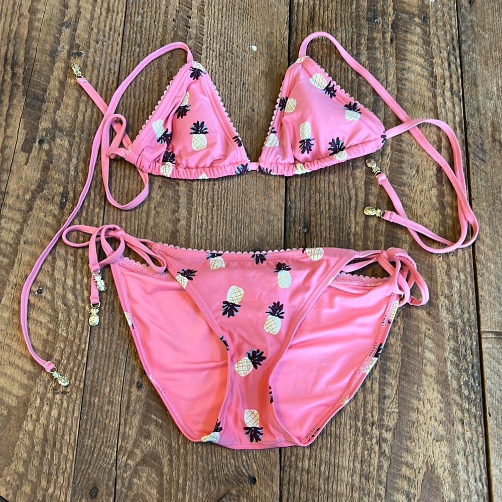 Kate Spade triangle bikini XS